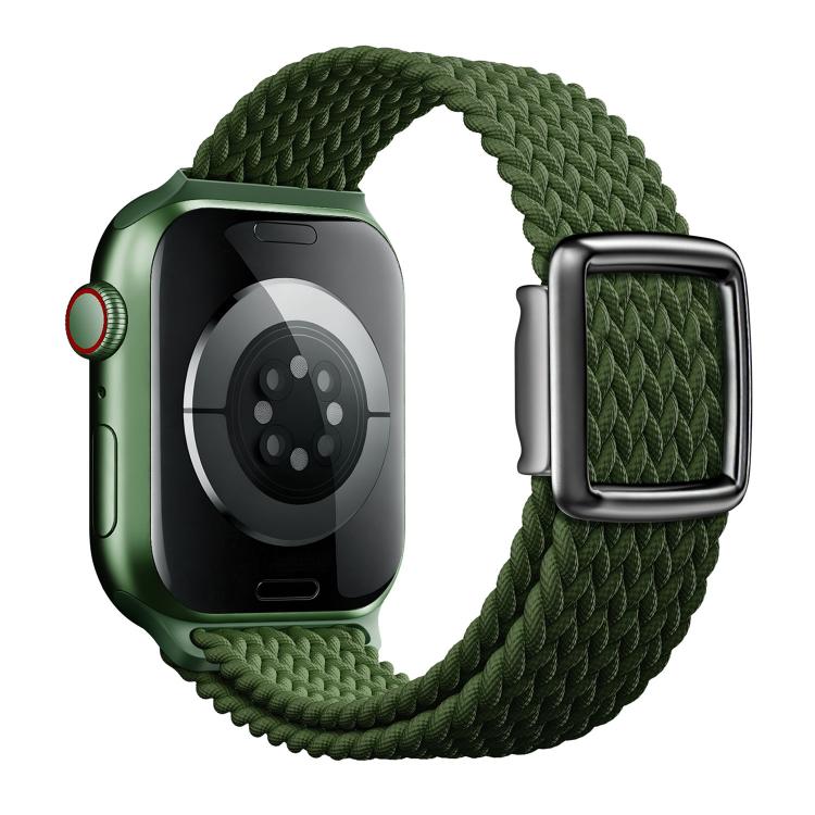 Modern Style Magnetic Buckle Woven Nylon Watch Band, For Apple Watch 46mm / 49mm / 45mm / 44mm, For Apple Watch 42mm / 41mm / 40mm / 38mm