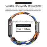 Modern Style Magnetic Buckle Woven Nylon Watch Band, For Apple Watch 46mm / 49mm / 45mm / 44mm, For Apple Watch 42mm / 41mm / 40mm / 38mm