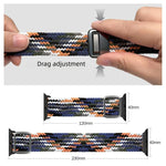 Modern Style Magnetic Buckle Woven Nylon Watch Band, For Apple Watch 46mm / 49mm / 45mm / 44mm, For Apple Watch 42mm / 41mm / 40mm / 38mm