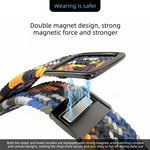 Modern Style Magnetic Buckle Woven Nylon Watch Band, For Apple Watch 46mm / 49mm / 45mm / 44mm, For Apple Watch 42mm / 41mm / 40mm / 38mm