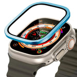 ฟิล์มนาฬิกากระจกนิรภัยกรอบโลหะไทเทเนียม สำหรับ Apple Watch Ultra 49 มม.