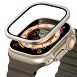 ฟิล์มนาฬิกากระจกนิรภัยกรอบโลหะไทเทเนียม สำหรับ Apple Watch Ultra 49 มม.