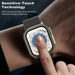 ฟิล์มนาฬิกากระจกนิรภัยกรอบโลหะไทเทเนียม สำหรับ Apple Watch Ultra 49 มม.