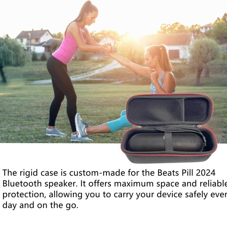 กล่องเก็บและพกพาแบบแข็งสำหรับลำโพงบลูทูธ Beats Pill 2024 สำหรับใช้งานกลางแจ้ง