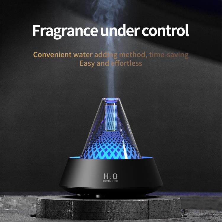 Ultrasonic Humidifier Glittering Aromatherapy Diffuser Multicoloured Mood Lighting Diffuser, Multicoloured Mood Lighting