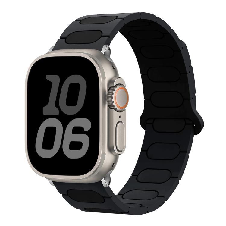 สายรัดนาฬิกาซิลิโคนแม่เหล็กทรงรี สำหรับ Apple Watch 46mm / 49mm / 45mm / 44mm, สำหรับ Apple Watch 42mm / 41mm / 40mm / 38mm