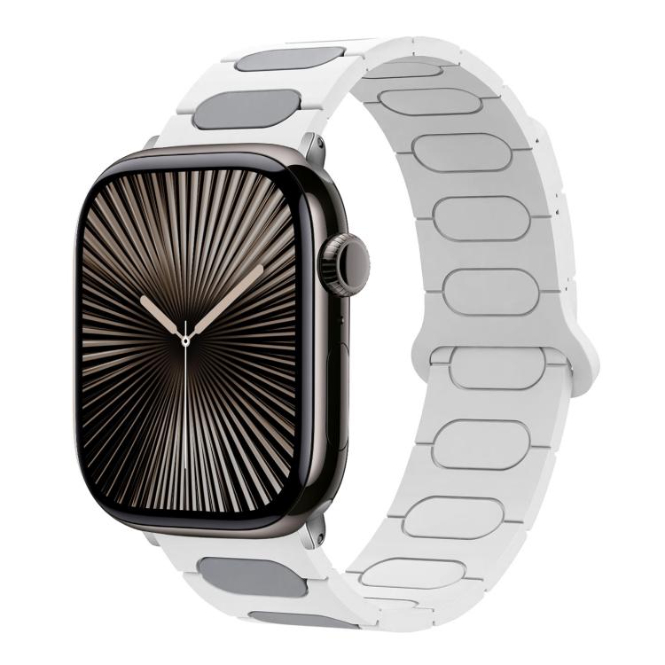 สายรัดนาฬิกาซิลิโคนแม่เหล็กทรงรี สำหรับ Apple Watch 46mm / 49mm / 45mm / 44mm, สำหรับ Apple Watch 42mm / 41mm / 40mm / 38mm