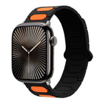 สายรัดนาฬิกาซิลิโคนแม่เหล็กทรงรี สำหรับ Apple Watch 46mm / 49mm / 45mm / 44mm, สำหรับ Apple Watch 42mm / 41mm / 40mm / 38mm