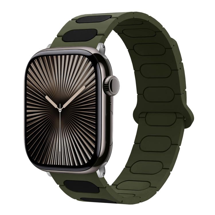 สายรัดนาฬิกาซิลิโคนแม่เหล็กทรงรี สำหรับ Apple Watch 46mm / 49mm / 45mm / 44mm, สำหรับ Apple Watch 42mm / 41mm / 40mm / 38mm