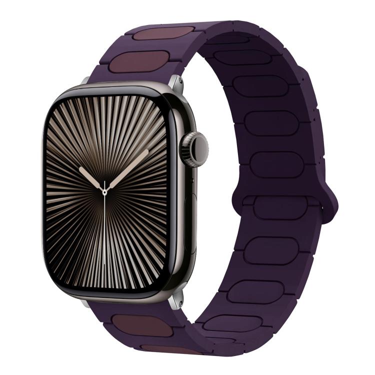 สายรัดนาฬิกาซิลิโคนแม่เหล็กทรงรี สำหรับ Apple Watch 46mm / 49mm / 45mm / 44mm, สำหรับ Apple Watch 42mm / 41mm / 40mm / 38mm