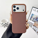 เคสโทรศัพท์ TPU แม่เหล็กผิวผ้าเทคอย่างเป็นทางการ ไม่มีปุ่มกล้อง AI สำหรับ iPhone 17 Pro Max, สำหรับ iPhone 17 Pro, สำหรับ iPhone 17, สำหรับ iPhone Air, สำหรับ iPhone 16 Pro Max, สำหรับ iPhone 16 Pro, สำหรับ iPhone 16, สำหรับ iPhone 15 Pro Max
