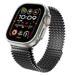 Molecular Arrangement Magnetic Stainless Steel Watch Band, For Apple Watch 46mm / 49mm / 45mm / 44mm, For Apple Watch 42mm / 41mm / 40mm / 38mm