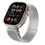 Molecular Arrangement Magnetic Stainless Steel Watch Band, For Apple Watch 46mm / 49mm / 45mm / 44mm, For Apple Watch 42mm / 41mm / 40mm / 38mm