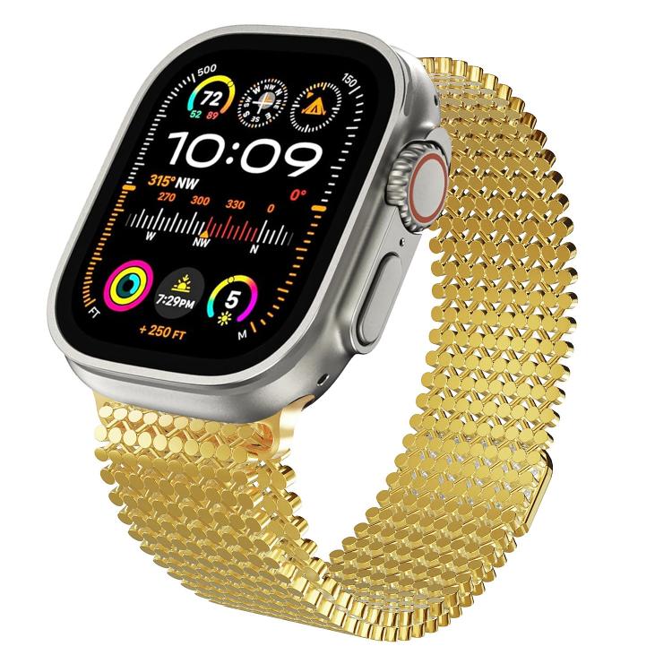 Molecular Arrangement Magnetic Stainless Steel Watch Band, For Apple Watch 46mm / 49mm / 45mm / 44mm, For Apple Watch 42mm / 41mm / 40mm / 38mm