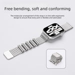Molecular Arrangement Magnetic Stainless Steel Watch Band, For Apple Watch 46mm / 49mm / 45mm / 44mm, For Apple Watch 42mm / 41mm / 40mm / 38mm