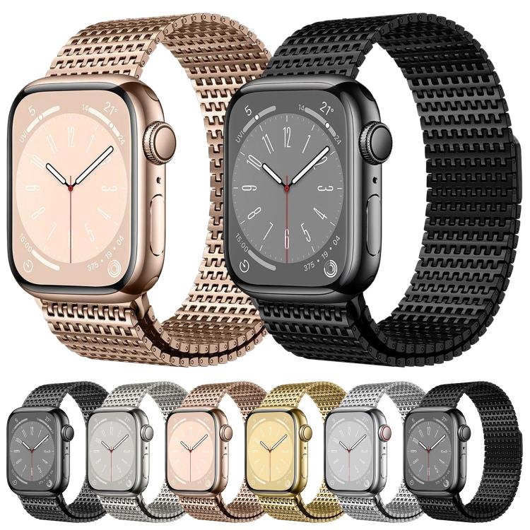 Pin-Chain Milanese Magnetic Watch Band, For Apple Watch 46mm / 49mm / 45mm / 44mm, For Apple Watch 42mm / 41mm / 40mm / 38mm