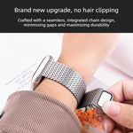 Pin-Chain Milanese Magnetic Watch Band, For Apple Watch 46mm / 49mm / 45mm / 44mm, For Apple Watch 42mm / 41mm / 40mm / 38mm