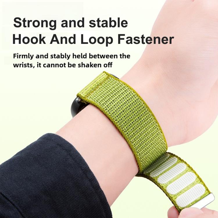Two-section Mountain Pattern Hook And Loop Fastener Nylon Watch Band, For Apple Watch 46mm / 49mm / 45mm / 44mm, For Apple Watch 42mm / 41mm / 40mm / 38mm