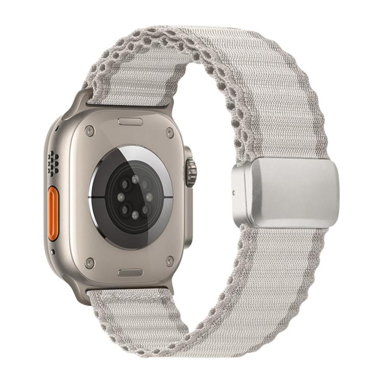 Off Road Magnetic Buckle Braided Nylon Loop Watch Band, For Apple Watch 46mm / 49mm / 45mm / 44mm, For Apple Watch 42mm / 41mm / 40mm / 38mm