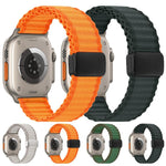 Off Road Magnetic Buckle Braided Nylon Loop Watch Band, For Apple Watch 46mm / 49mm / 45mm / 44mm, For Apple Watch 42mm / 41mm / 40mm / 38mm