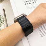 Off Road Magnetic Buckle Braided Nylon Loop Watch Band, For Apple Watch 46mm / 49mm / 45mm / 44mm, For Apple Watch 42mm / 41mm / 40mm / 38mm
