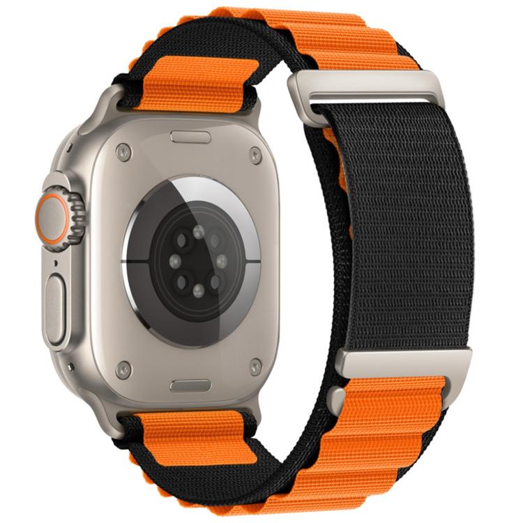 สายรัดนาฬิกา C Buckle Two-Section High Mountain Loop Nylon สำหรับ Apple Watch 46 มม. / 49 มม. / 45 มม. / 44 มม., สำหรับ Apple Watch 42 มม. / 41 มม. / 40 มม. / 38 มม.