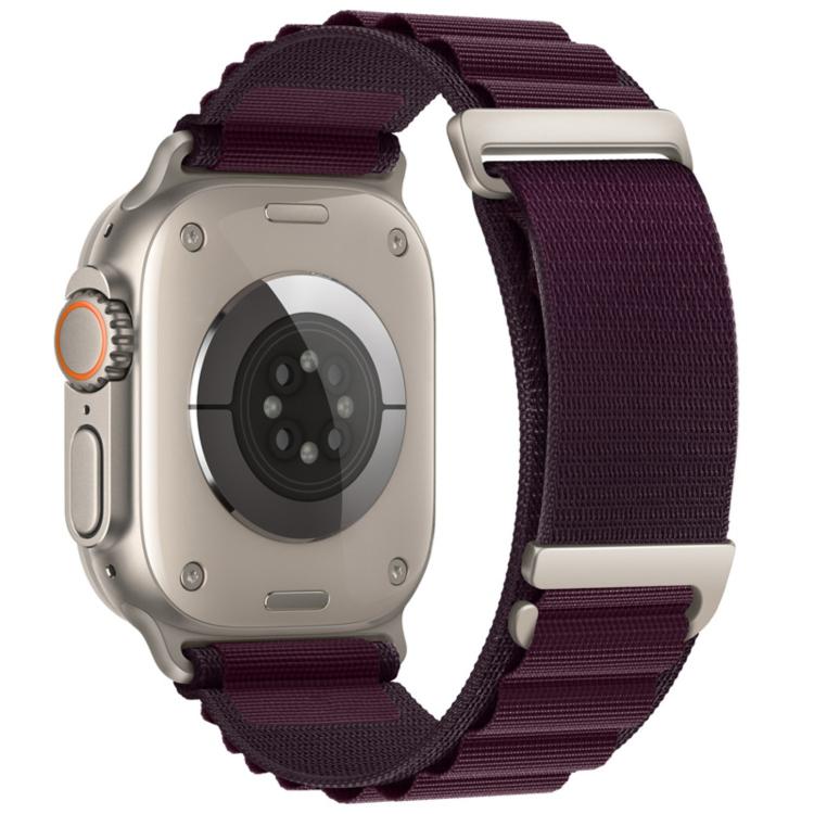 สายรัดนาฬิกา C Buckle Two-Section High Mountain Loop Nylon สำหรับ Apple Watch 46 มม. / 49 มม. / 45 มม. / 44 มม., สำหรับ Apple Watch 42 มม. / 41 มม. / 40 มม. / 38 มม.