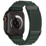 สายรัดนาฬิกา C Buckle Two-Section High Mountain Loop Nylon สำหรับ Apple Watch 46 มม. / 49 มม. / 45 มม. / 44 มม., สำหรับ Apple Watch 42 มม. / 41 มม. / 40 มม. / 38 มม.