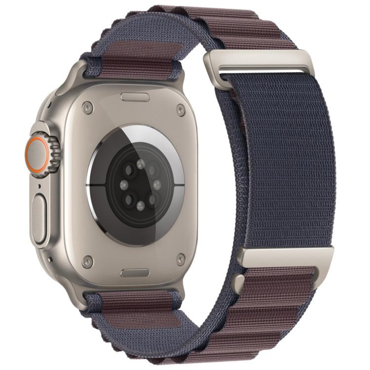 สายรัดนาฬิกา C Buckle Two-Section High Mountain Loop Nylon สำหรับ Apple Watch 46 มม. / 49 มม. / 45 มม. / 44 มม., สำหรับ Apple Watch 42 มม. / 41 มม. / 40 มม. / 38 มม.