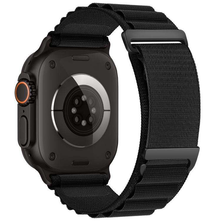 สายรัดนาฬิกา C Buckle Two-Section High Mountain Loop Nylon สำหรับ Apple Watch 46 มม. / 49 มม. / 45 มม. / 44 มม., สำหรับ Apple Watch 42 มม. / 41 มม. / 40 มม. / 38 มม.