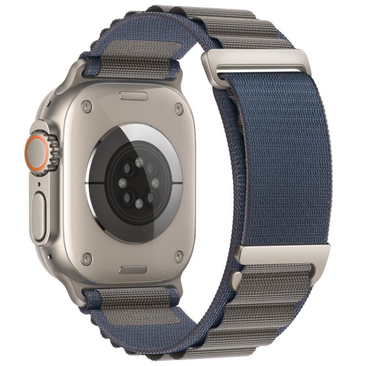 สายรัดนาฬิกา C Buckle Two-Section High Mountain Loop Nylon สำหรับ Apple Watch 46 มม. / 49 มม. / 45 มม. / 44 มม., สำหรับ Apple Watch 42 มม. / 41 มม. / 40 มม. / 38 มม.