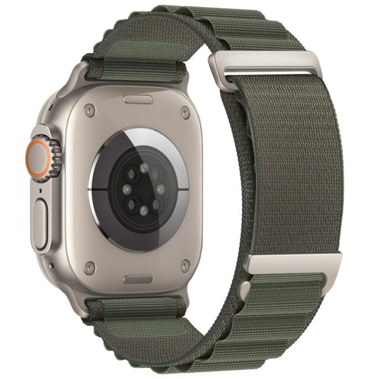 สายรัดนาฬิกา C Buckle Two-Section High Mountain Loop Nylon สำหรับ Apple Watch 46 มม. / 49 มม. / 45 มม. / 44 มม., สำหรับ Apple Watch 42 มม. / 41 มม. / 40 มม. / 38 มม.
