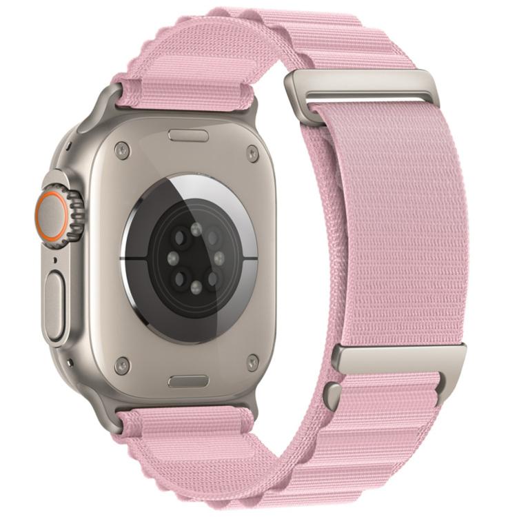 สายรัดนาฬิกา C Buckle Two-Section High Mountain Loop Nylon สำหรับ Apple Watch 46 มม. / 49 มม. / 45 มม. / 44 มม., สำหรับ Apple Watch 42 มม. / 41 มม. / 40 มม. / 38 มม.