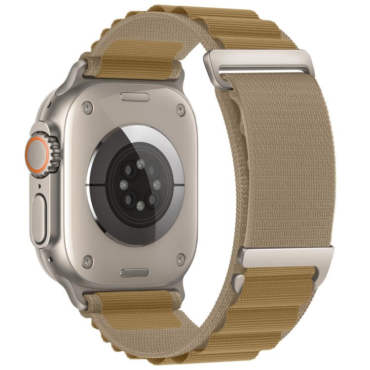 สายรัดนาฬิกา C Buckle Two-Section High Mountain Loop Nylon สำหรับ Apple Watch 46 มม. / 49 มม. / 45 มม. / 44 มม., สำหรับ Apple Watch 42 มม. / 41 มม. / 40 มม. / 38 มม.
