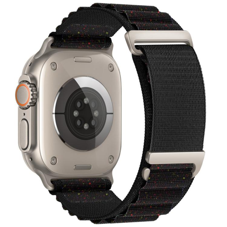สายรัดนาฬิกา C Buckle Two-Section High Mountain Loop Nylon สำหรับ Apple Watch 46 มม. / 49 มม. / 45 มม. / 44 มม., สำหรับ Apple Watch 42 มม. / 41 มม. / 40 มม. / 38 มม.