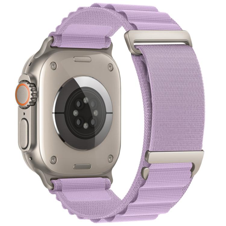สายรัดนาฬิกา C Buckle Two-Section High Mountain Loop Nylon สำหรับ Apple Watch 46 มม. / 49 มม. / 45 มม. / 44 มม., สำหรับ Apple Watch 42 มม. / 41 มม. / 40 มม. / 38 มม.