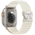 สายรัดนาฬิกาไนลอนลายภูเขาทอพร้อมปลายโลหะหัวเข็มขัดร่มชูชีพ สำหรับ Apple Watch 46mm / 49mm / 45mm / 44mm, สำหรับ Apple Watch 42mm / 41mm / 40mm / 38mm