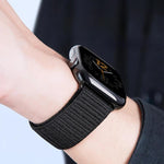 สายรัดนาฬิกาไนลอนลายภูเขาทอพร้อมปลายโลหะหัวเข็มขัดร่มชูชีพ สำหรับ Apple Watch 46mm / 49mm / 45mm / 44mm, สำหรับ Apple Watch 42mm / 41mm / 40mm / 38mm