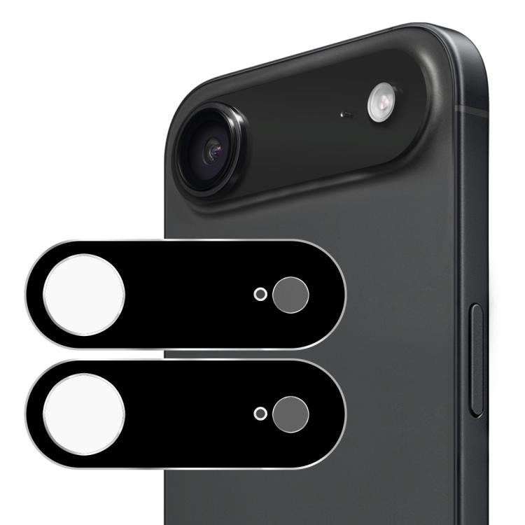 ฟิล์มกระจกนิรภัยเลนส์กล้องหลัง ENKAY Hat-Prince สีดำ 9H 2 ชิ้น สำหรับ iPhone 17 Pro Max, สำหรับ iPhone 17 Pro, สำหรับ iPhone 17, สำหรับ iPhone Air