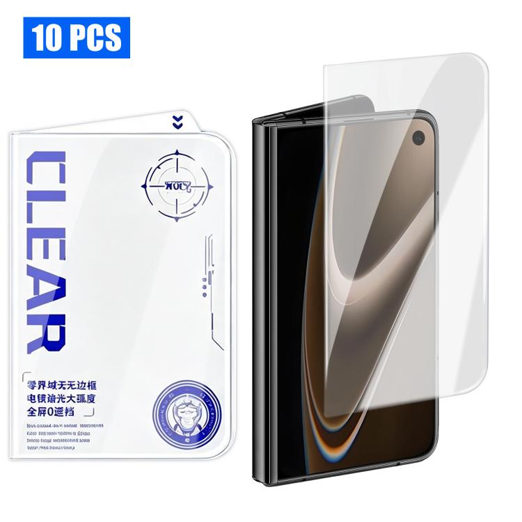 ฟิล์มกระจกนิรภัย HD โค้ง 3D ขอบไร้ขอบ 10 ชิ้น สำหรับ iPhone 17 Pro Max, สำหรับ iPhone 17 Pro, สำหรับ iPhone 17, สำหรับ iPhone Air, สำหรับ iPhone 16 Pro Max, สำหรับ iPhone 16 Pro, สำหรับ iPhone 16 Plus, สำหรับ iPhone 16, สำหรับ iPhone 15 Pro Max