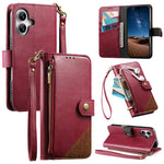 เคสโทรศัพท์หนังวีแกนแบบกระเป๋าใส่ซิปผสมพร้อมสายคล้อง, สำหรับ iPhone 17 Pro Max, สำหรับ iPhone 17 Pro, สำหรับ iPhone 17, สำหรับ iPhone Air, สำหรับ iPhone 16 Pro Max, สำหรับ iPhone 16 Pro, สำหรับ iPhone 16 Plus, สำหรับ iPhone 16
