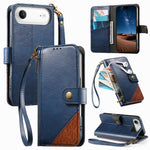 เคสโทรศัพท์หนังวีแกนแบบกระเป๋าใส่ซิปผสมพร้อมสายคล้อง, สำหรับ iPhone 17 Pro Max, สำหรับ iPhone 17 Pro, สำหรับ iPhone 17, สำหรับ iPhone Air, สำหรับ iPhone 16 Pro Max, สำหรับ iPhone 16 Pro, สำหรับ iPhone 16 Plus, สำหรับ iPhone 16