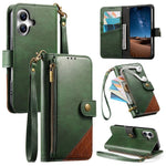 เคสโทรศัพท์หนังวีแกนแบบกระเป๋าใส่ซิปผสมพร้อมสายคล้อง, สำหรับ iPhone 17 Pro Max, สำหรับ iPhone 17 Pro, สำหรับ iPhone 17, สำหรับ iPhone Air, สำหรับ iPhone 16 Pro Max, สำหรับ iPhone 16 Pro, สำหรับ iPhone 16 Plus, สำหรับ iPhone 16
