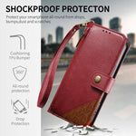 เคสโทรศัพท์หนังวีแกนแบบกระเป๋าใส่ซิปผสมพร้อมสายคล้อง, สำหรับ iPhone 15 Pro Max, สำหรับ iPhone 15 Pro, สำหรับ iPhone 15 Plus, สำหรับ iPhone 15