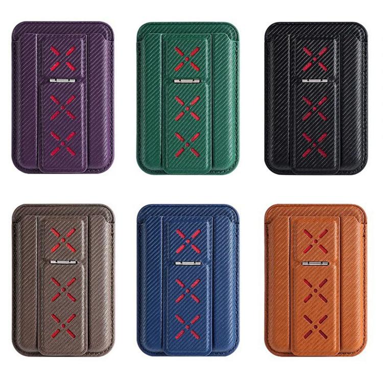 Magnetic Invisible Foldable Stand Card Bag