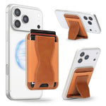 Magnetic Waistband Vegan Leather Card Bag