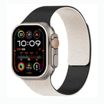 สายรัดนาฬิกาซิลิโคนแม่เหล็กลายลิ้นจี่สีตัด สำหรับ Apple Watch 46mm / 49mm / 45mm / 44mm, สำหรับ Apple Watch 42mm / 41mm / 40mm / 38mm