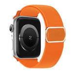 สายรัดนาฬิกาไนลอนยืดหยุ่นพร้อมหัวเข็มขัด D-ring ลายเส้นทแยงมุม สำหรับ Apple Watch ขนาด 46 มม. / 49 มม. / 45 มม. / 44 มม., สำหรับ Apple Watch ขนาด 42 มม. / 41 มม. / 40 มม. / 38 มม.