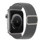 สายรัดนาฬิกาไนลอนยืดหยุ่นพร้อมหัวเข็มขัด D-ring ลายเส้นทแยงมุม สำหรับ Apple Watch ขนาด 46 มม. / 49 มม. / 45 มม. / 44 มม., สำหรับ Apple Watch ขนาด 42 มม. / 41 มม. / 40 มม. / 38 มม.