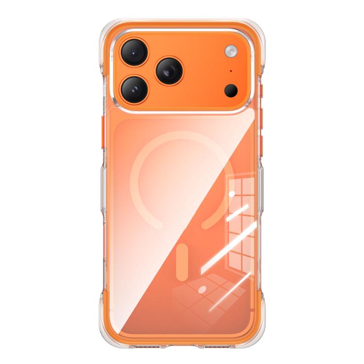 เคสโทรศัพท์อะคริลิกแม่เหล็กถุงลมนิรภัยใสสุญญากาศ สำหรับ iPhone 17 Pro Max, สำหรับ iPhone 17 Pro, สำหรับ iPhone 17